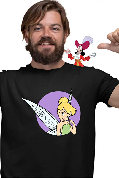 OEM Tricou Barbati Peter Pan Tinker Bell Clopotica