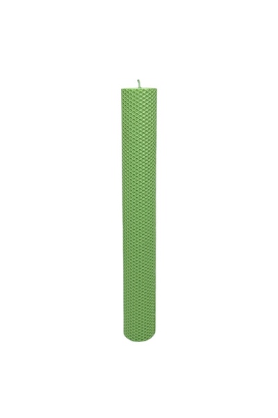 AFO Lumanare ceara naturala tip fagure 41cm verde mar diametru 5.5cm
