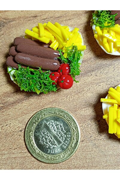 cankids El yapımı miniatur sosisli patates tabağı