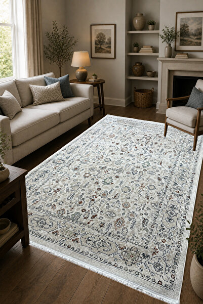 ünalcarpet 4 Metrekare -6 Metrekare Kalın Modern Dokuma Salon Oturma Odası Mu...