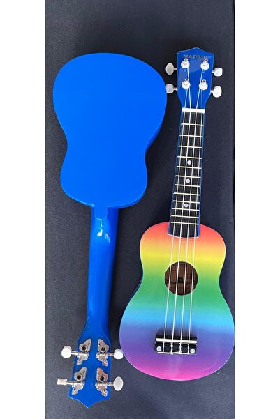 MADRID COLORFUL SOPRANO UKULELE GÖKKUŞAĞI DESENLİ