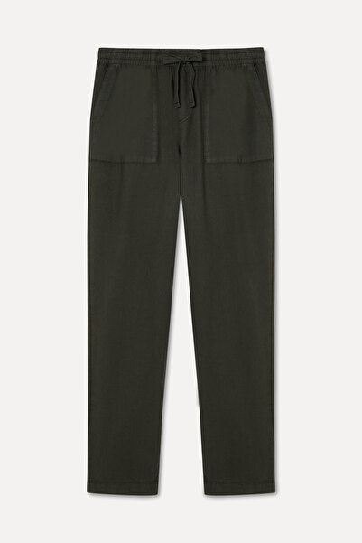 Mudo Erkek Haki Straight Fit Chino Pantolon