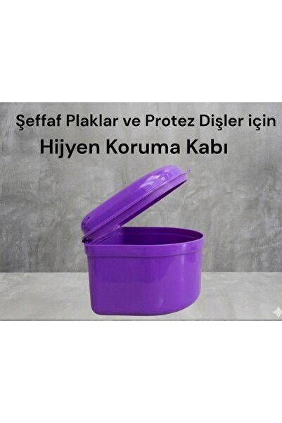 Dental Plaque Container Prosthetic Dental Box 1 Pc Large Size Various Colors
