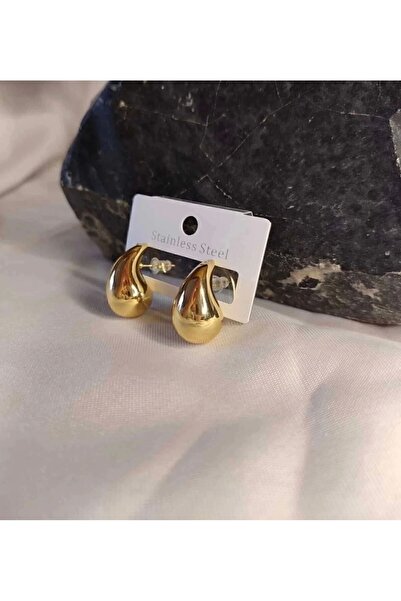 AltıntaşAksesuar Women's Earrings - Trendy Tear Drop Model Earrings