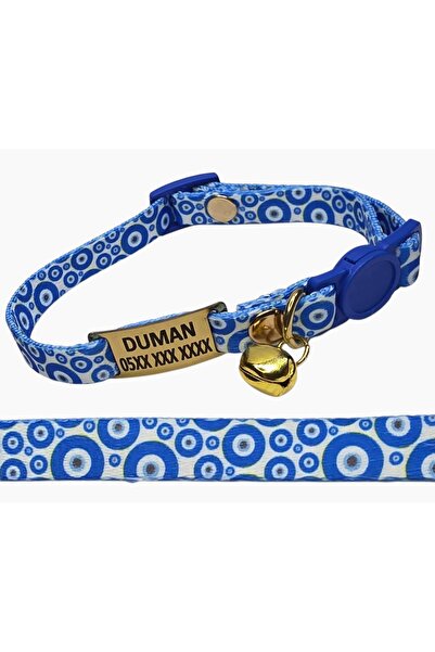Ayz Markalama Güvenlik Kilitli Sallanmayan Gold Künyeli Kedi Tasması, isimli ...