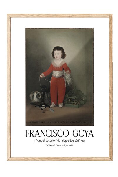 Postifull Francisco Goya - Manuel Osorio Manrique De Zúñiga, Slika u drvenom ...