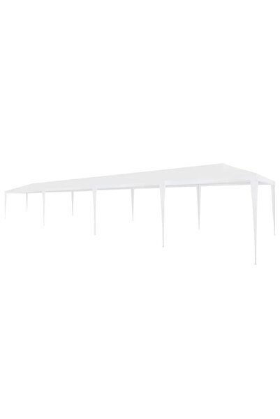 vidaxl Cort de petrecere, alb, 3 x 12 m, PE