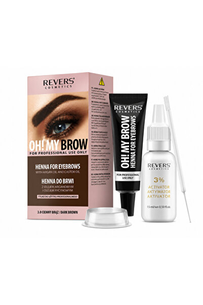 Revers Henna ProColor Vopsea pentru gene și sprâncene 15g Maro închis