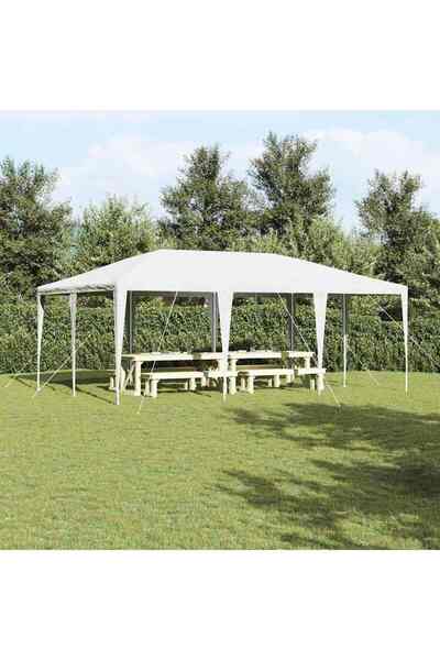 vidaxl Cort pentru Petreceri Alb 600 x 400 x 266 cm
