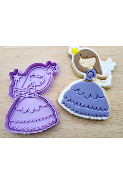 LİYA3D Princess Figured Cookie Mold – 3D Printing Sugar Dough & Cookie Mold |...