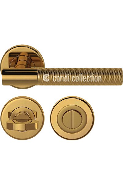 Condi Collection مقبض باب من الفولاذ المقاوم للصدأ 3001T PVD ذهبي اللون