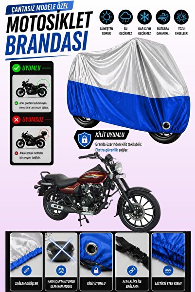 Cemku Twin Top Gray - Bottom Blue Bajaj Avenge.R Street 150 Compatible Engine...