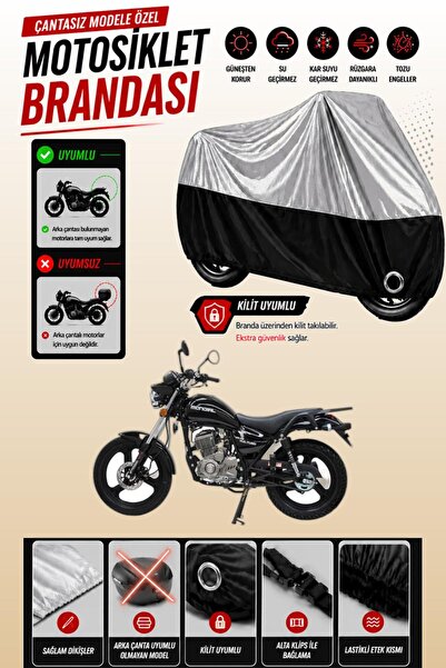 Cemku Twin Top Gray - Bottom Black Mondial 125 Vulture Compatible Engine Cove...