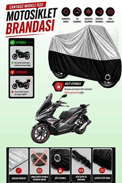 Cemku Twin غطاء محرك متوافق مع Kymco Grand Dink 250i باللون الرمادي من الأعلى...