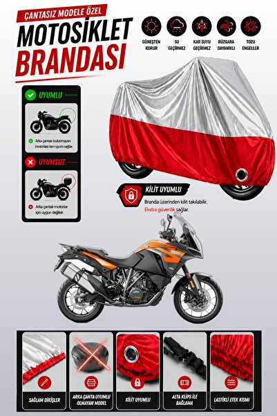 Cemku Twin غطاء محرك متوافق مع KTM 1290 Super Adventure S باللون الرمادي من ا...