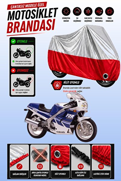 Cemku Twin غطاء محرك ياماها FZR 1000 متوافق مع اللون الرمادي العلوي واللون ال...