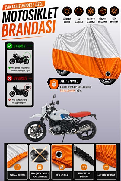 Cemku Twin Top Gray - Bottom Orange Bmw R Nine t Urban G/S Compatible Engine ...