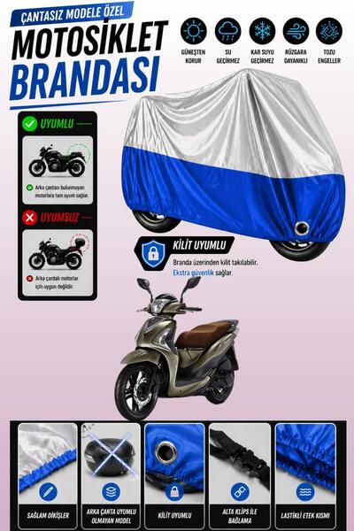 Cemku Twin Top Gray - Bottom Blue Sym Symphony St 200I Abs Compatible Engine ...