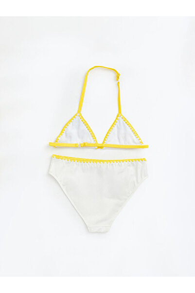 LC Waikiki Uv Protected Floral Embroidered Girls' Bikini
