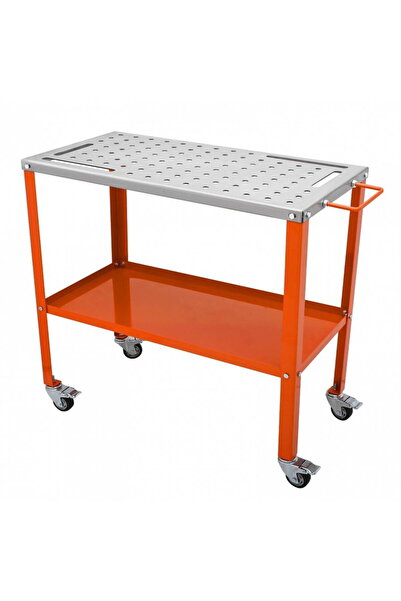 Vivatechnix Masa pentru sudura mobila, 91.4 x 45.7 cm, Capacitate 550 kg, 4 x...