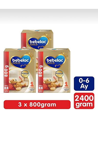Bebelac Gold Konfor 3 Devam Sütü 800 gr*3 Adet 2400 gr