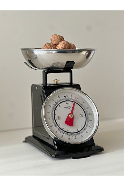 RUMİKA HOME Siyah Gümüş Analog Hassas Tartı