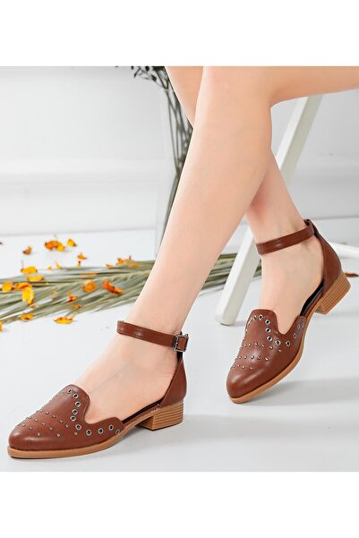 ALVERA COLLECTION WOMEN SANDALS SKIN LEATHER TAN COLOR