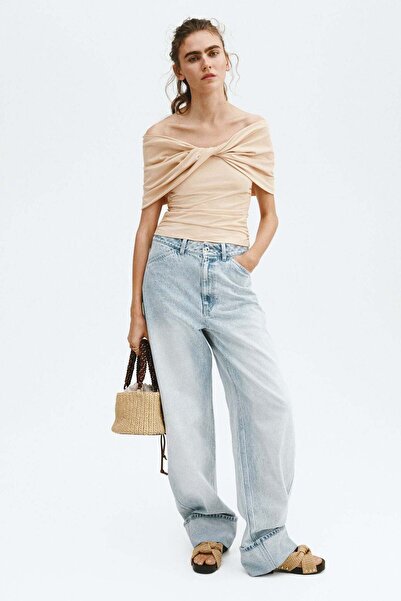 H&M Twist-detail off-the-shoulder top
