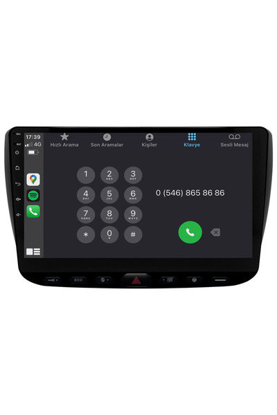 VALEO Fiat Punto Urban Android Multimedya Sistemi (2012-2018) | 4GB RAM, 64GB...