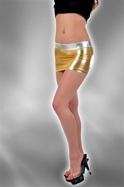 Mariposa Secret B 042321   Lame Mini Skirt