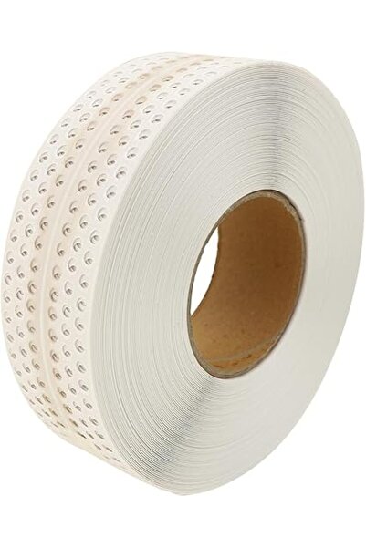 Lawazim Corner Bead Tape - 5.08 cm x 30.48 m - Wide PVC Tape for Crack Repair...