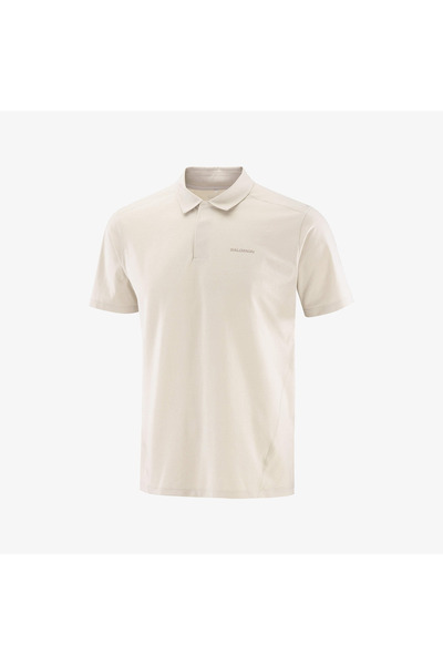 Salomon TRACKLINE POLO Erkek Tişört Silver Cloud LC2745700