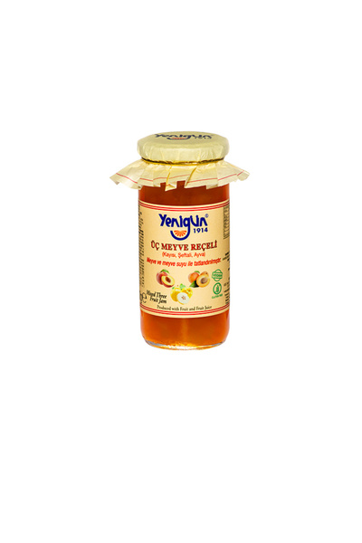Yenigün Şekeri Meyveden 3 Meyve Reçeli (Sarı Mix) 290gr