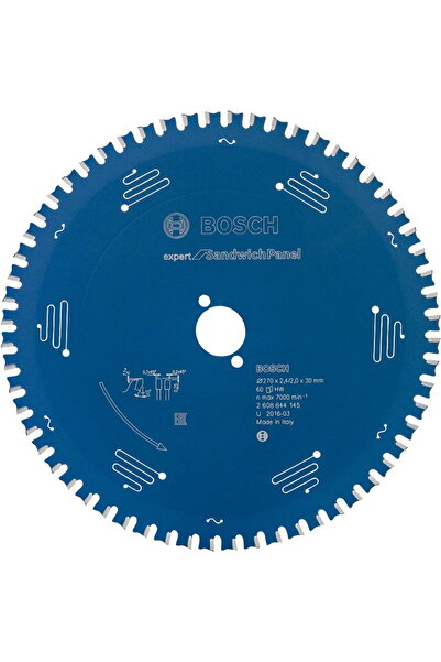 Bosch Panza ferastrau circular Expert for Sandwich Panel, 270x30x2.4mm, 60T