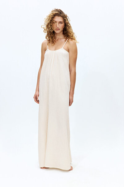 H&M Pamuklu Muslin Plaj Elbisesi