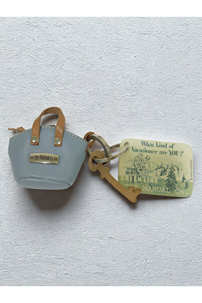 The Manual Co. Genuine Leather Bag Key-Chain Search this page