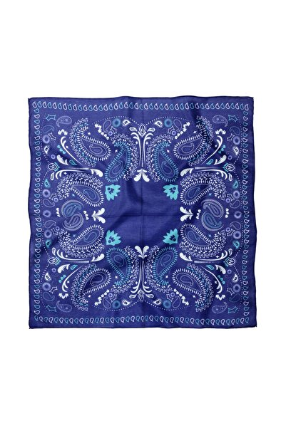 Sultan İpek Cotton Polyester Shawl Patterned Scarf / Bandana 60X60Cm