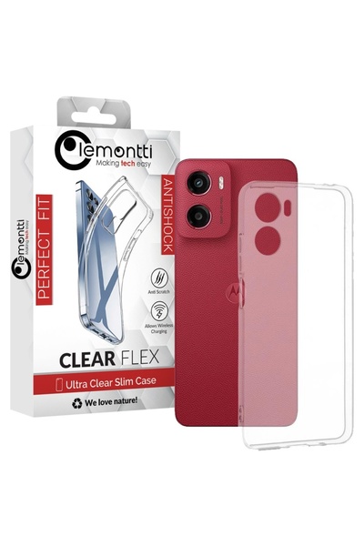 lemontti Husa Silicon Clear Motorola Moto G05 / E15 Transparent