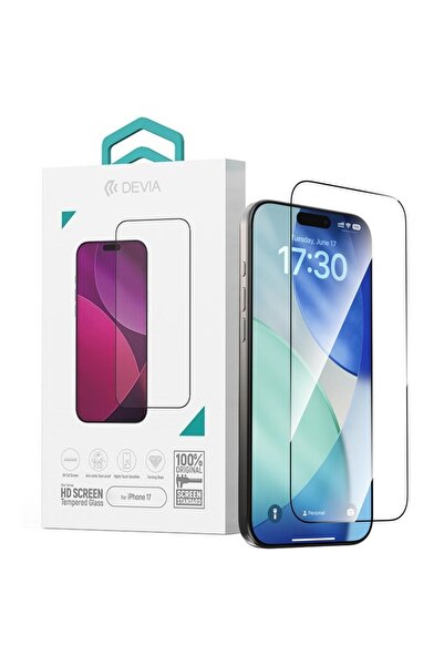 Devia Folie Sticla Star Series Full Screen HD iPhone 17 Negru