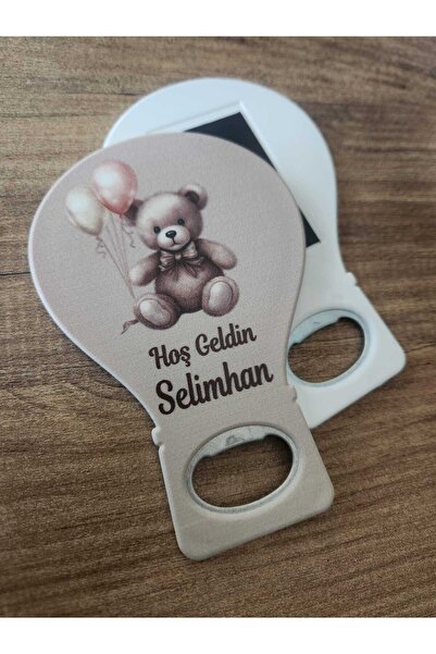 fırsatlar diyarı Ayıcık Tema Balon Açacak Magnet Yeni Doğan Bebek Mevlidi Doğ...
