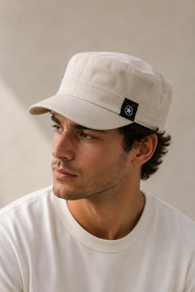 HatClub Exclusive Erkek Castro Model Şapka Krem Ayarlanabilir Tokalı Günlük Ş...