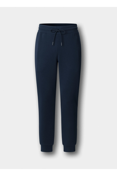 Hackett London Blue Cotton Blend Men Premium Joggers