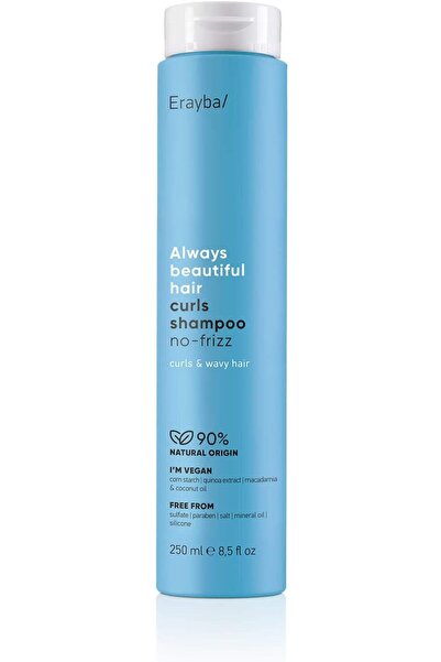 Erayba Curls Anti-Frizz Shampoo for Curly and Wavy Hair, Natural Ingredients,...