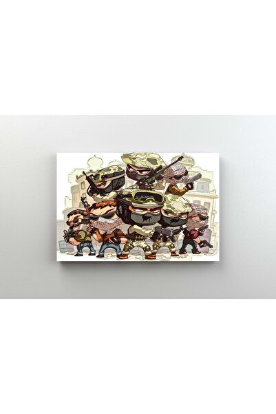 Efect Canvas Tablou Canvas - Toony Enemies
