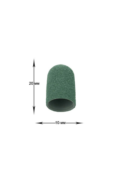 Clearance Cap de freză Pedicure Multibor Bit Verde – 10 mm, granulație 80 (me...