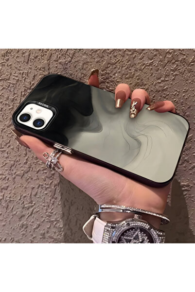 PATTERNOVA iPhone 12/12 Pro Uyumlu Yüksek Kalite Sulu Boya Desenli Kılıf, Şık...