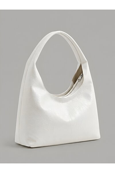 Satuna Women's Shoulder Bag - Zipper Detail and Large Capacity