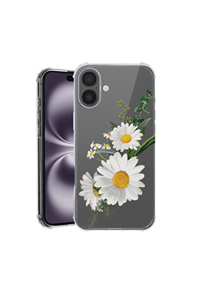bestcase Husă Antișoc pentru Apple iPhone 17, Florală - Margarete Minimaliste...