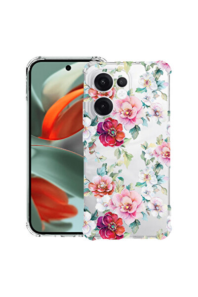 bestcase Αντικραδασμική Θήκη για OPPO Reno13, Φλοράλ - Σχέδιο Καμέλιας, 20516...