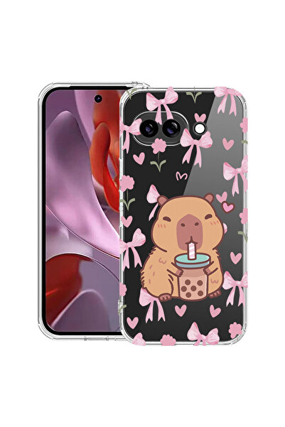 bestcase Husă Antișoc pentru Google Pixel 10a, cu desen animat drăguț cu capi...